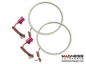 Jeep Wrangler JL LED Surface Mount Headlight Halo Kit - Green